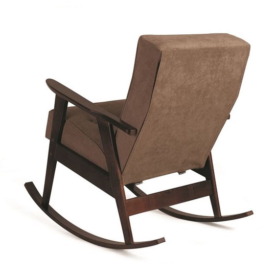 Кресло-качалка Ретро (темный тон / 05 - коричневый) в Петрозаводске - изображение 1