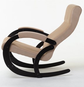 Кресло-качалка в гостиную Корсика, ткань Amigo Beige 34-Т-AB в Петрозаводске - предосмотр 1