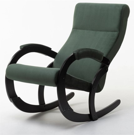 Кресло-качалка Корсика, ткань Amigo Green 34-Т-AG в Петрозаводске - изображение