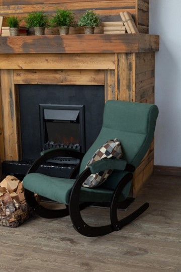 Кресло-качалка Корсика, ткань Amigo Green 34-Т-AG в Петрозаводске - изображение 7