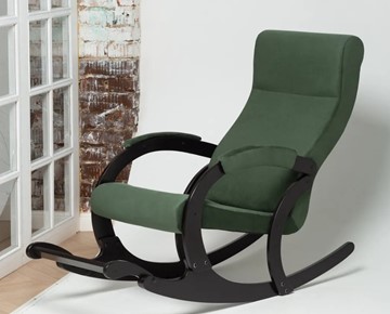 Кресло-качалка в гостиную Марсель, ткань Amigo Green 33-Т-AG в Петрозаводске - предосмотр 3