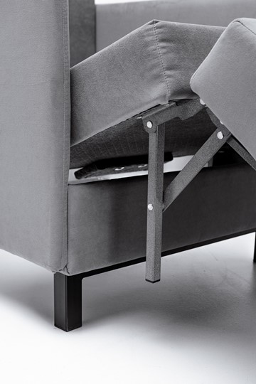 Кресло со спальным местом Бэст серый в Петрозаводске - изображение 9