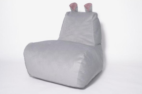 Кресло-мешок Бегемот серый в Петрозаводске - изображение