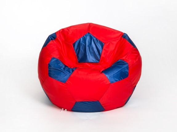 Кресло-мешок Мяч большой, красно-синий в Петрозаводске - изображение