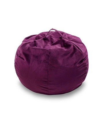 Кресло-мешок Орбита, велюр, фиолетовый в Петрозаводске - изображение