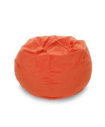 Кресло-мешок Орбита, велюр, оранжевый в Петрозаводске - изображение
