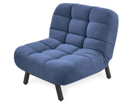 Кресло для сна Абри опора металл (синий) в Петрозаводске - изображение 2