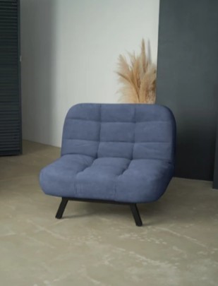 Кресло для сна Абри опора металл (синий) в Петрозаводске - изображение 8