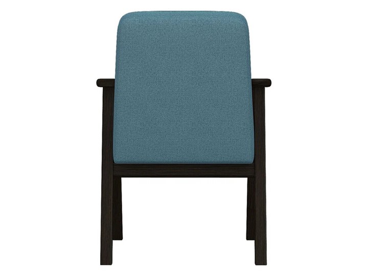 Кресло мягкое Ретро ткань голубой, каркас венге в Петрозаводске - изображение 3