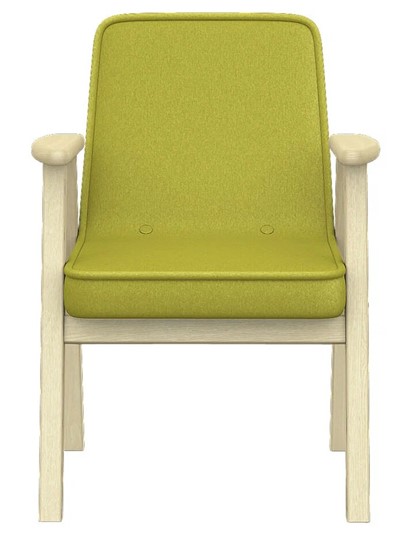 Кресло Ретро ткань лайм, каркас лак в Петрозаводске - изображение 3