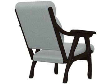 Кресло Вега 10 ткань серый, каркас венге в Петрозаводске - предосмотр 2