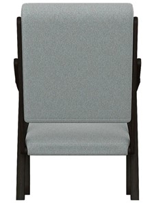 Кресло Вега 10 ткань серый, каркас венге в Петрозаводске - предосмотр 5