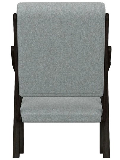 Кресло Вега 10 ткань серый, каркас венге в Петрозаводске - изображение 5