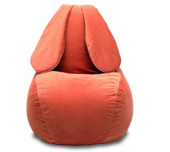Кресло-игрушка Зайка (длинные уши), оранжевый в Петрозаводске - предосмотр