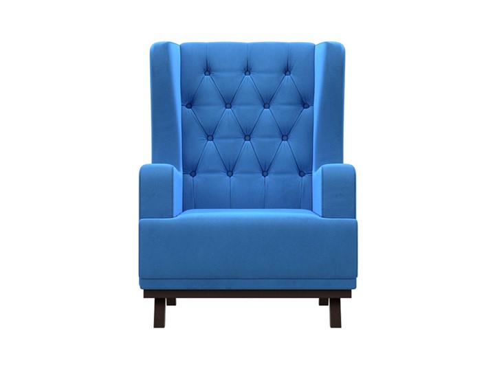 Мягкое кресло Джон Люкс, Голубой (Велюр) в Петрозаводске - изображение 1