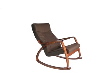 Кресло-качалка Женева, ткань шоколад в Петрозаводске - предосмотр