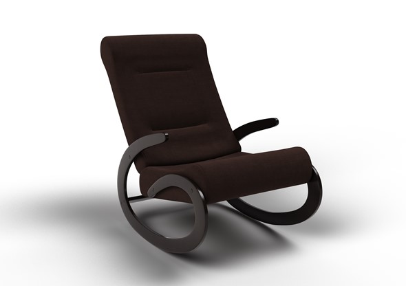 Кресло-качалка Мальта, ткань AMIGo шоколад 10-Т-Ш в Петрозаводске - изображение