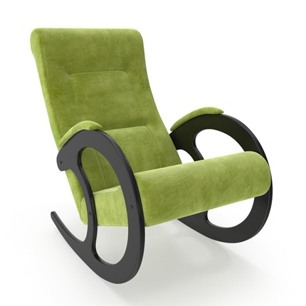 Кресло-качалка Модель 3, Verona 38 Apple Green-велюр в Петрозаводске - изображение