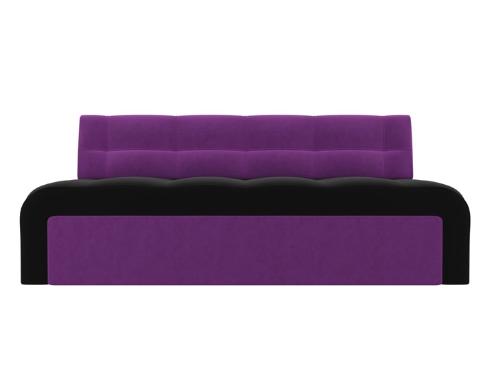 Кухонный диван Люксор, Черный/Фиолетовый (микровельвет) в Петрозаводске - изображение 3