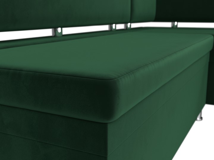 Кухонный диван Стайл угловой, Зеленый (велюр) в Петрозаводске - изображение 4