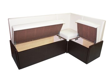 Кухонный угловой диван Квадро мини с коробом в Петрозаводске - предосмотр 1