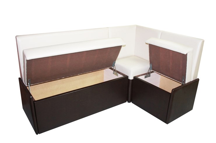 Кухонный угловой диван Квадро мини с коробом в Петрозаводске - изображение 1