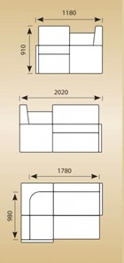Кухонный диван КУ-21 со спальным местом в Петрозаводске - предосмотр 3