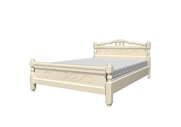 Спальная кровать Карина-5 (Слоновая кость) 140х200 в Петрозаводске
