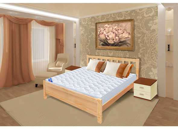 Кровать двуспальная Прага 160х190 с оcнованием в Петрозаводске - изображение