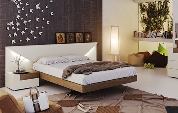 Кровать спальная Elena с подсветкой (180x200) в Петрозаводске - предосмотр 1