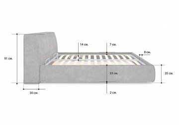 Кровать с подъемным механизмом Altea 140х200 в Петрозаводске - предосмотр 3