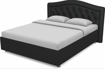 Кровать с механизмом 2-спальная Луиза 1600 (Nitro Black) в Петрозаводске