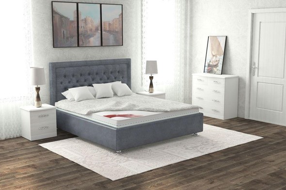 Кровать 2-спальная Валенсия 180х200 (с основанием) в Петрозаводске - изображение