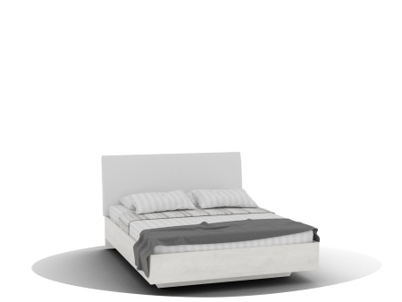 Двухспальная кровать Alpina, Alp-Кр-01.1(1600), сосна Санторини в Петрозаводске - изображение