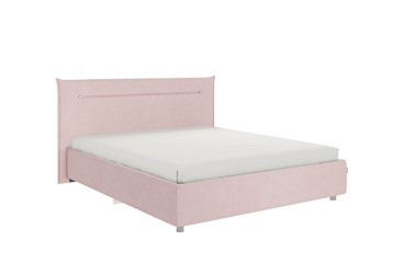 Двуспальная кровать Альба 1.6, нежно-розовый (велюр) в Петрозаводске - предосмотр