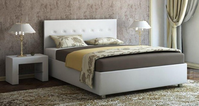 Кровать спальная Ameli с ортопедической решеткой 160х200 в Петрозаводске - изображение 2