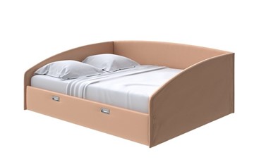 Кровать в спальню Bono 180х200, Экокожа (Латунный перламутр) в Петрозаводске