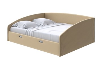Спальная кровать Bono 180х200, Экокожа (Золотой перламутр) в Петрозаводске