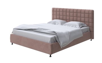 Двуспальная кровать Corso-3 200x200, Велюр (Ultra Горячий шоколад) в Петрозаводске