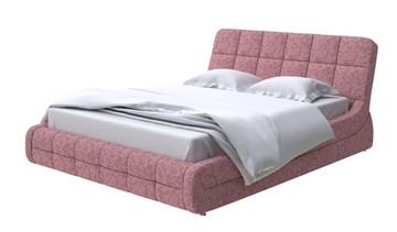 Кровать 2-спальная Corso-6 140x200, Рогожка (Levis 62 Розовый) в Петрозаводске - предосмотр