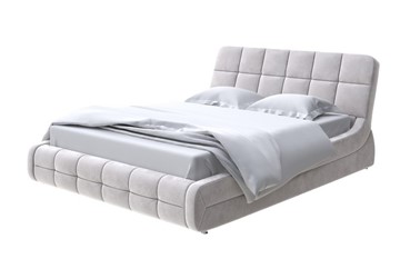 Спальная кровать Corso-6 140x200, Велюр (Лофти Серый) в Петрозаводске