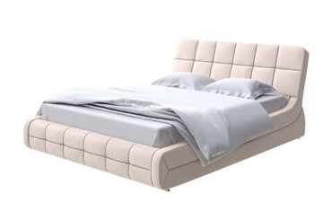 Спальная кровать Corso-6 160х200, Велюр (Ultra Суфле) в Петрозаводске