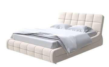 Кровать 2-спальная Corso-6 180х200, Искусственная шерсть (Лама Бежевый) в Петрозаводске