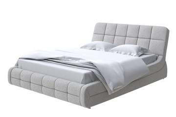 Кровать в спальню Corso-6 180х200, Искусственная шерсть (Лама Светло-серый) в Петрозаводске