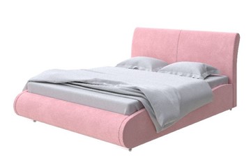 Кровать 2-спальная Corso-8 Lite 160х200, Велюр (Casa Жемчужно-розовый) в Петрозаводске