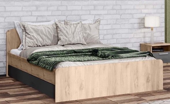 Кровать Эконика 1600х2000 с низкой ножной спинкой в Петрозаводске - изображение