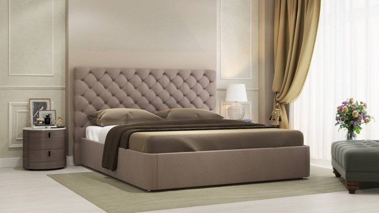 Кровать двуспальная Эстель размер 160*200 с основанием в Петрозаводске - изображение 5