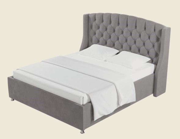 Двуспальная кровать Франческа 200х200 с подъемным механизмом и дном в Петрозаводске - изображение 2