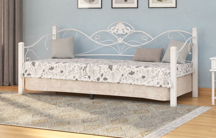Спальная кровать Garda 2R софа 90х200, белый в Петрозаводске - изображение 1
