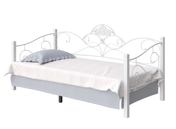 Спальная кровать Garda 2R софа 90х200, белый в Петрозаводске - изображение